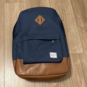 Herschel Backpack with leather bottom